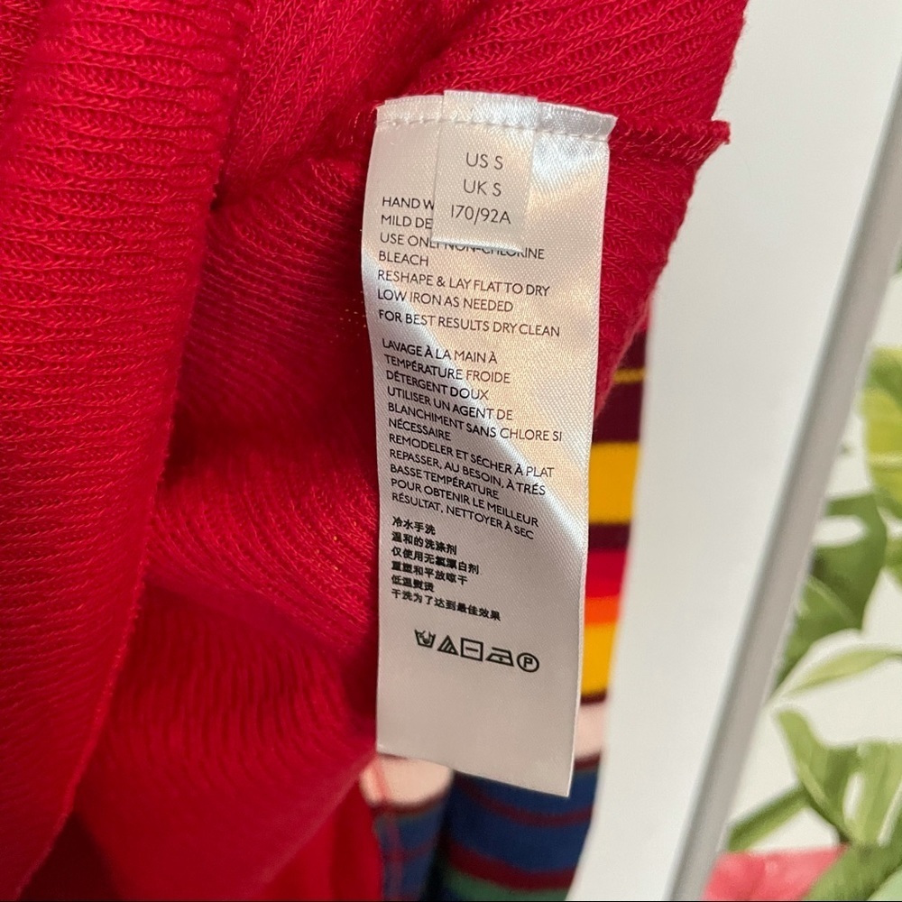 Free People Rainbow Dreams oversized sleeve top stripe - Picture 7 of 11